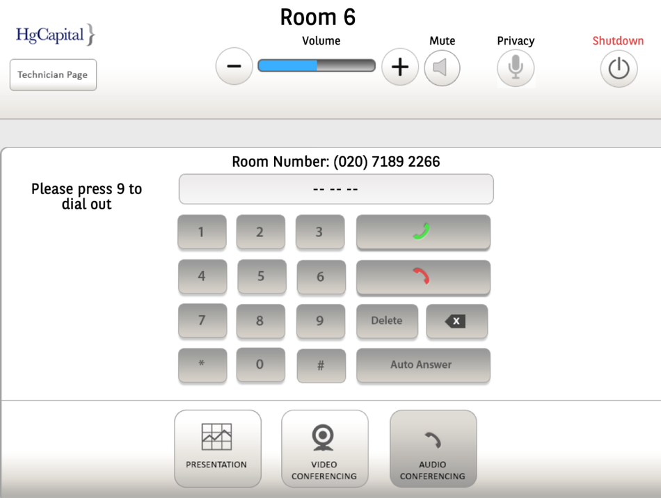 HgCapital ipad videoconferencing